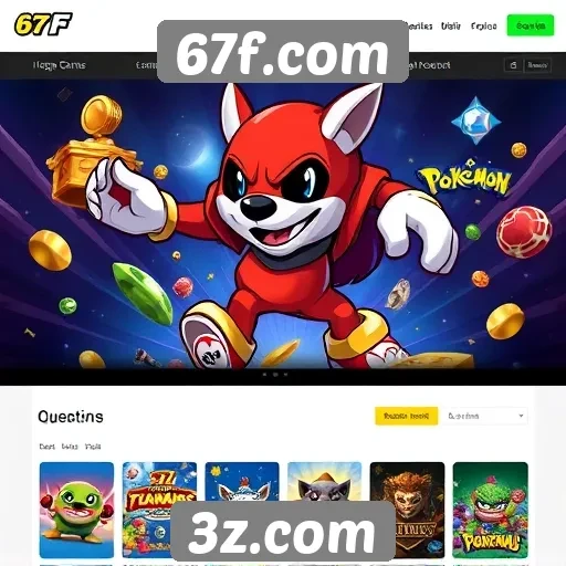 Exploração das funcionalidades do site de jogos 67f.com